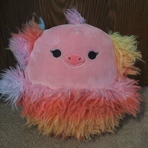 NWT Furry Rainbow  Pig SquishMallow